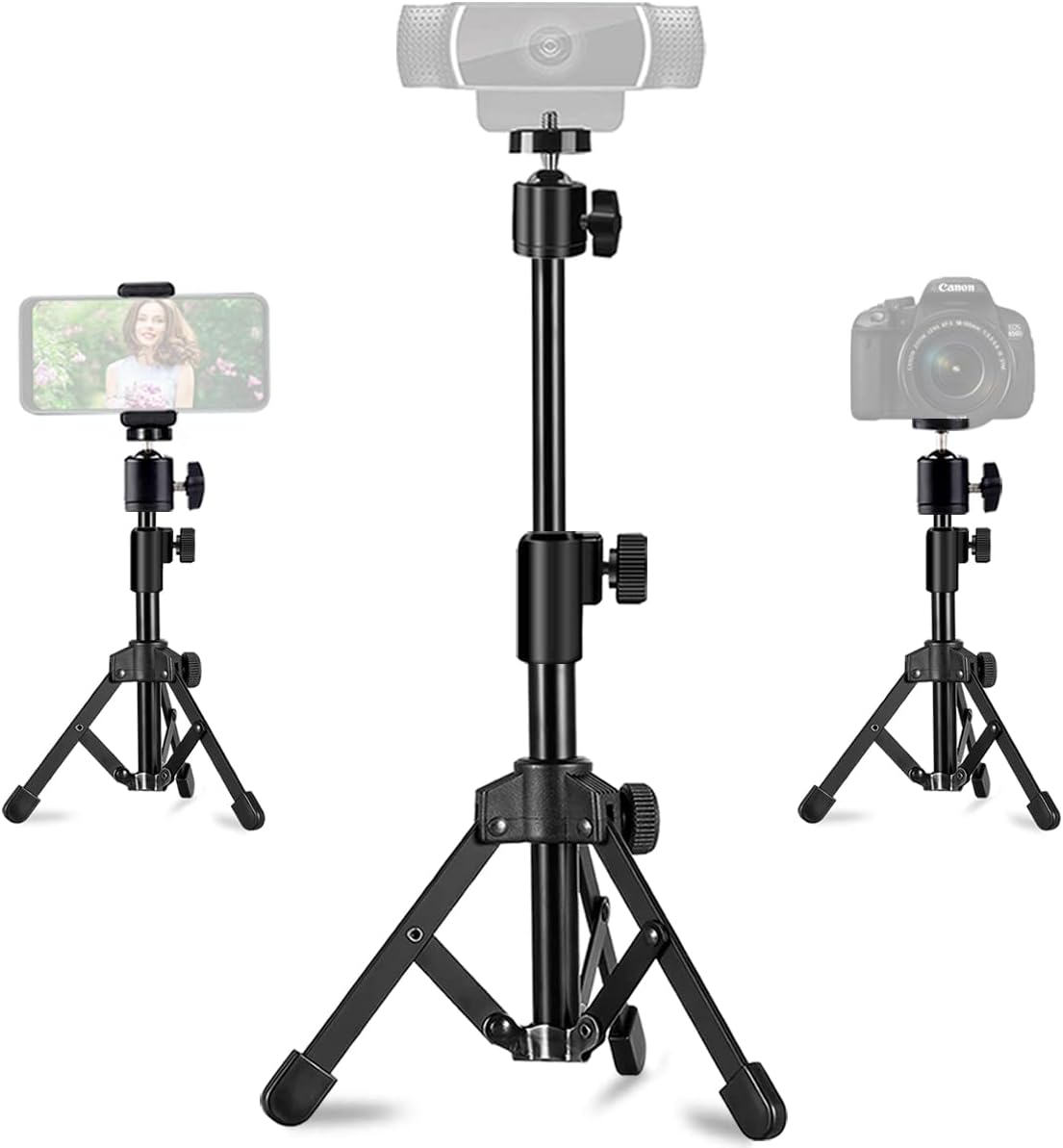 Webcam Tripod Stand Extendable Desk...