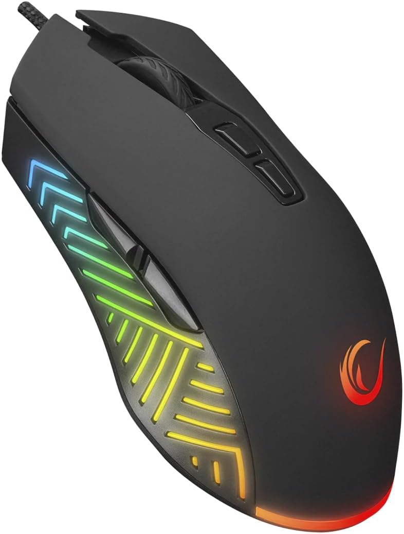 Rampage Spear V2 Black Wired Gaming...
