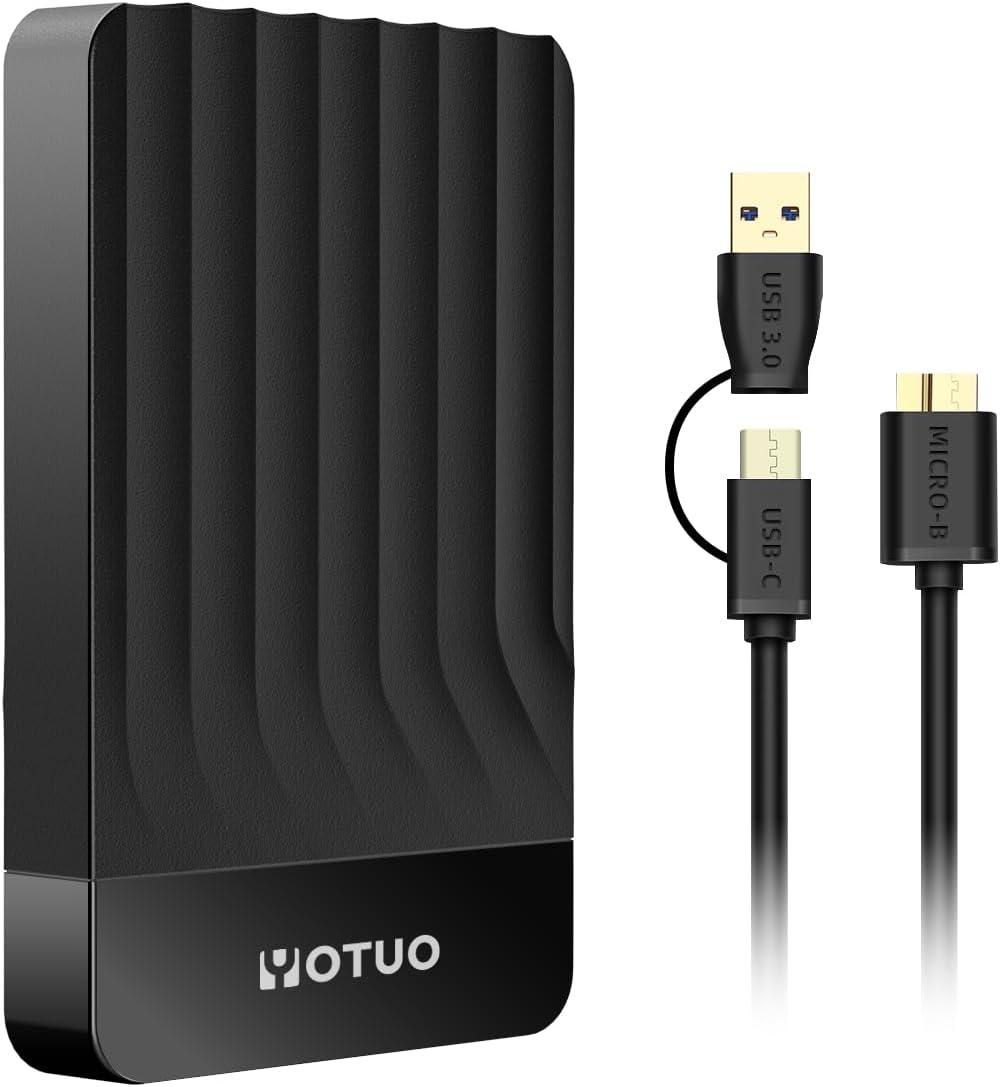 YOTUO 500GB External Hard Drive, Po...