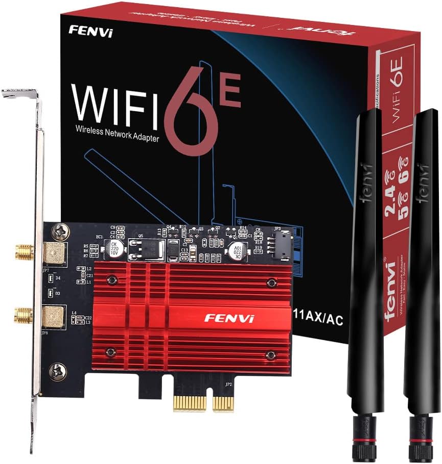 WiFi 6E AX210 PCI-E WiFi Network Ca...