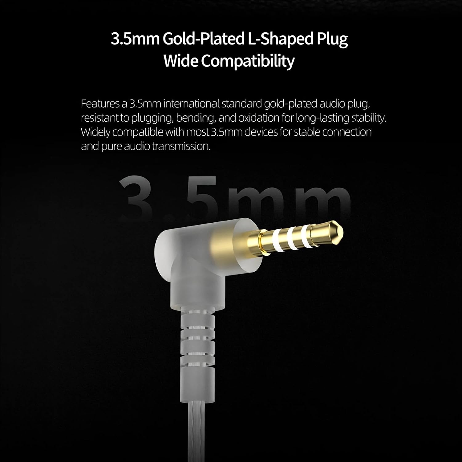 2026 Latest KZ ZST PRO X in Ear Monitor Headphone, 1BA 1DD Hybrid Driver Wired Gaming Earbuds Deep Bass Sound Ear buds HiFi IEM for Gaming Music Video Singer Musician Drummer (without mic, Black Gold) - Image 7