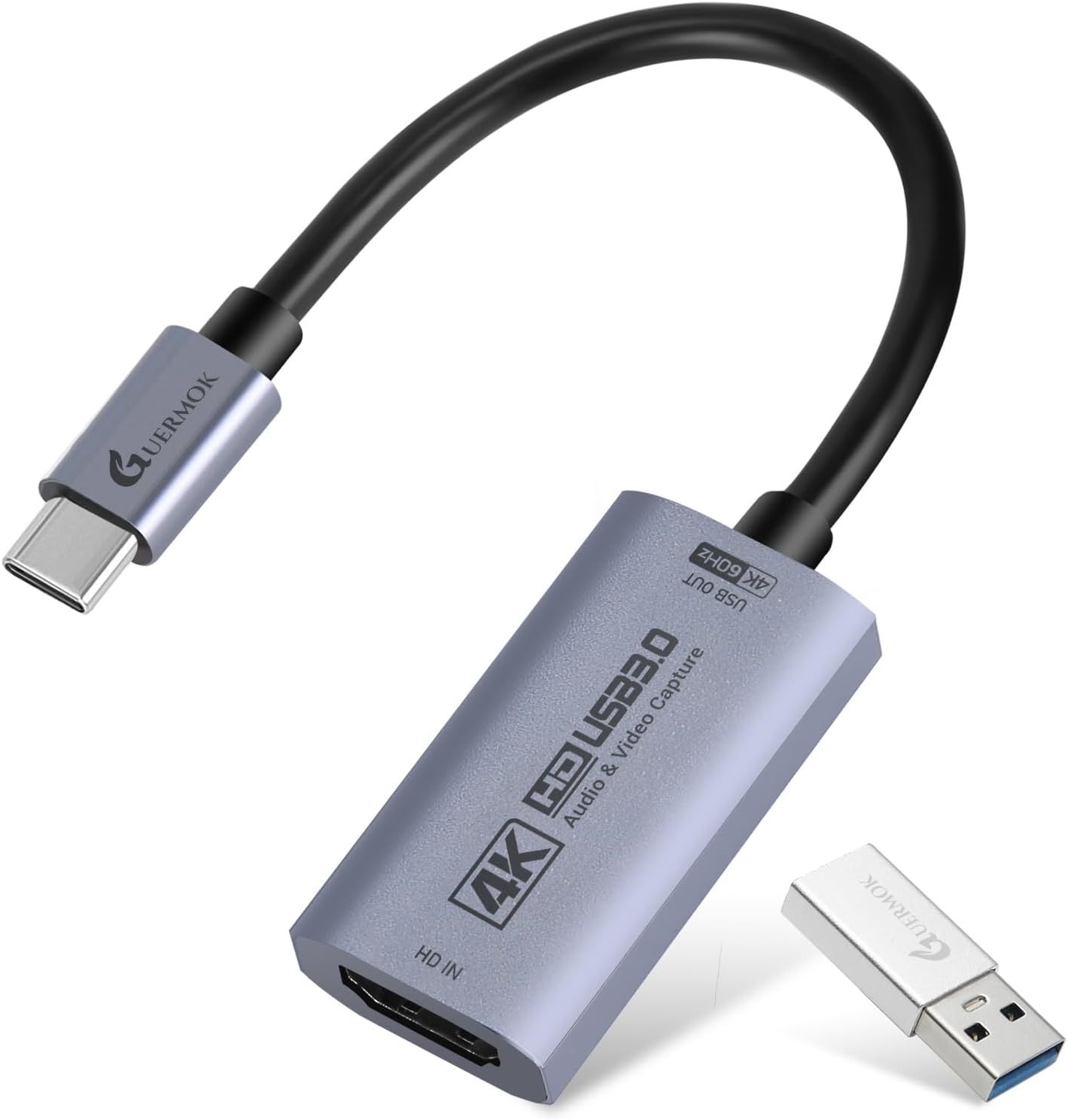Guermok HDMI Capture Card, USB 3.0 ...