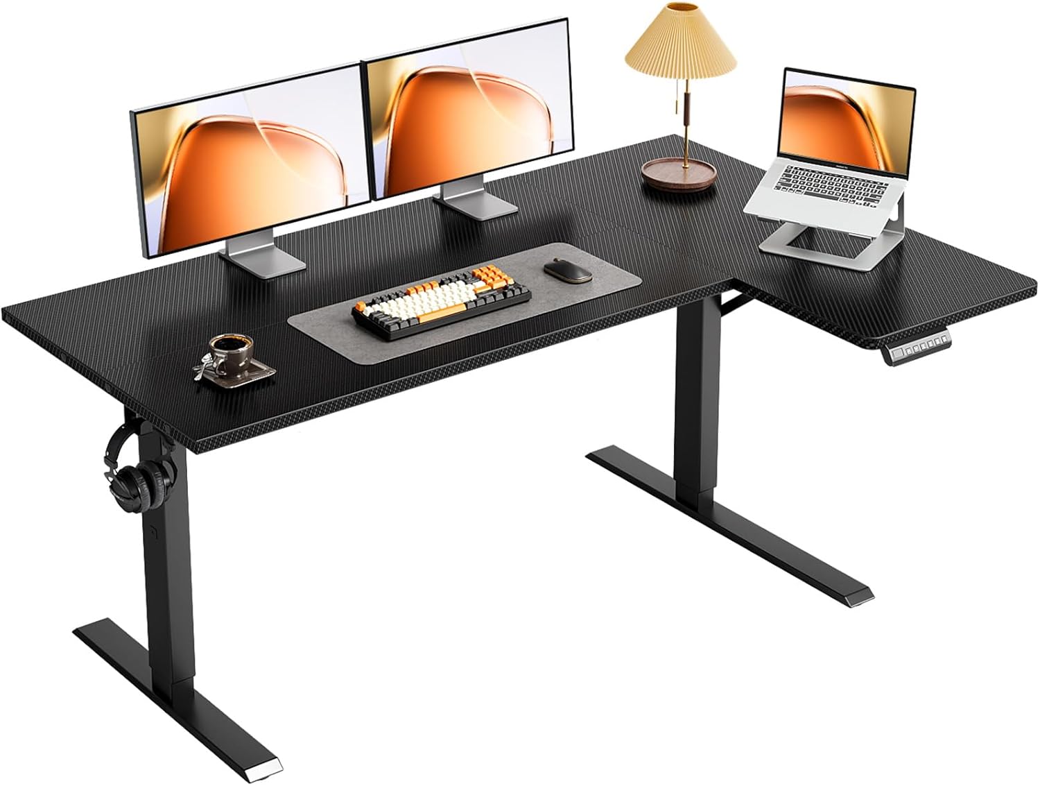 OffiGo 55″ Reversible L Shape...