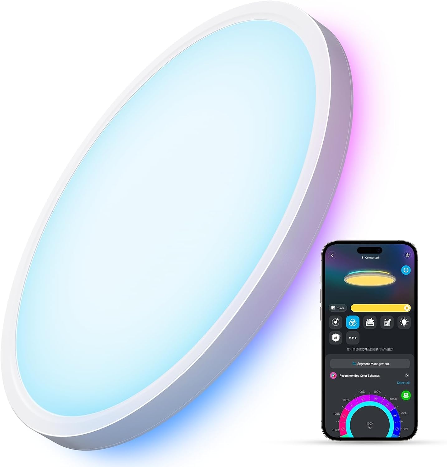 Govee Smart Ceiling Light, RGBIC 24...