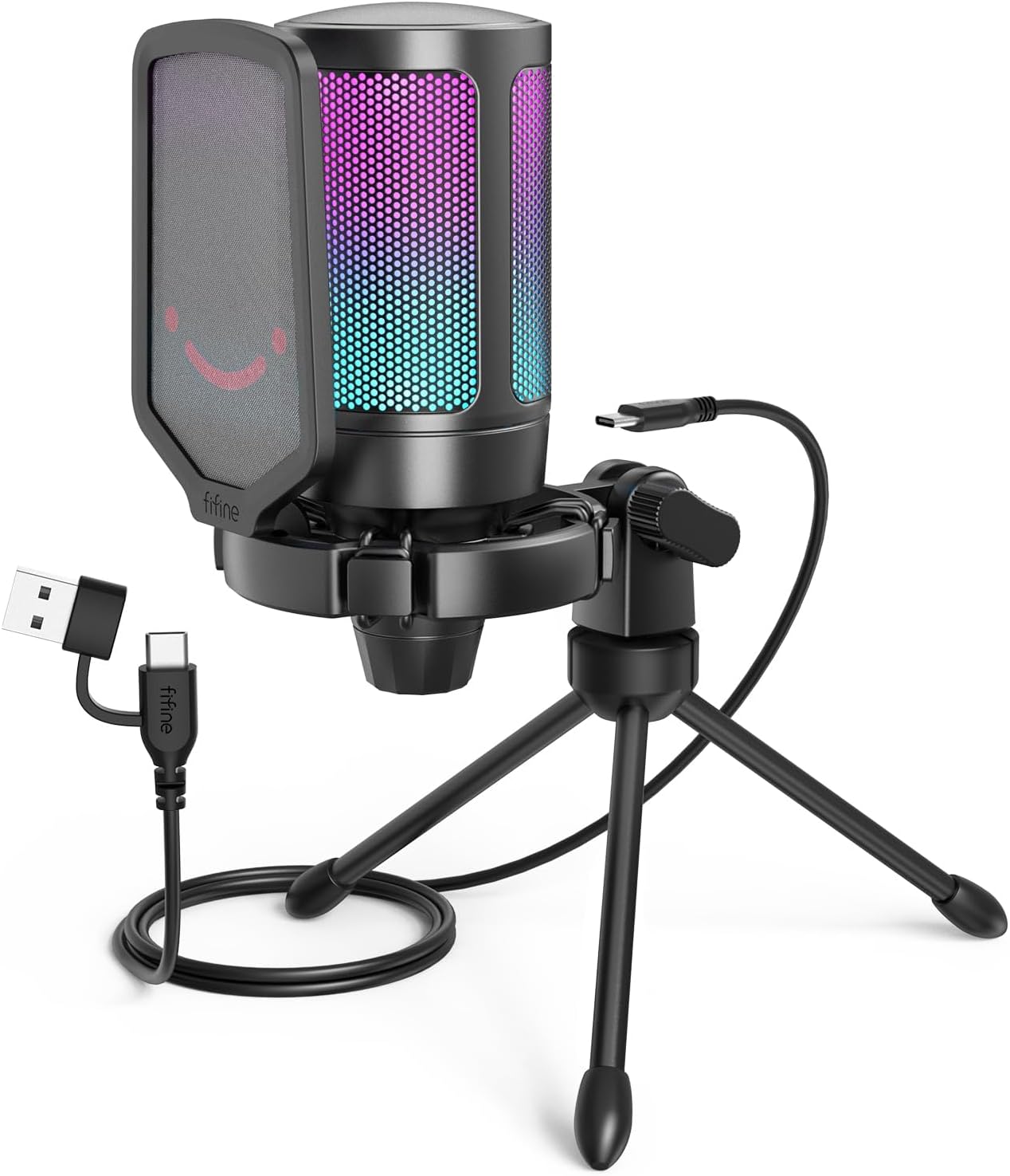 FIFINE AmpliGame A6V USB Gaming Mic...