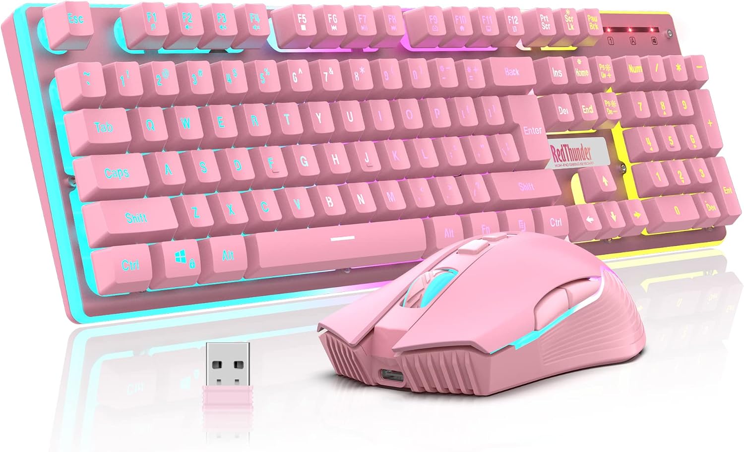 RedThunder K10 Wireless Gaming Keyb...
