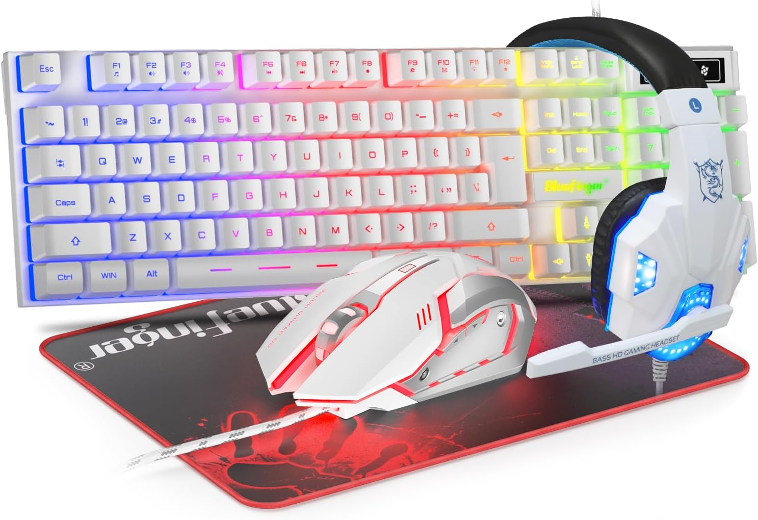 BlueFinger RGB Gaming Keyboard and ...