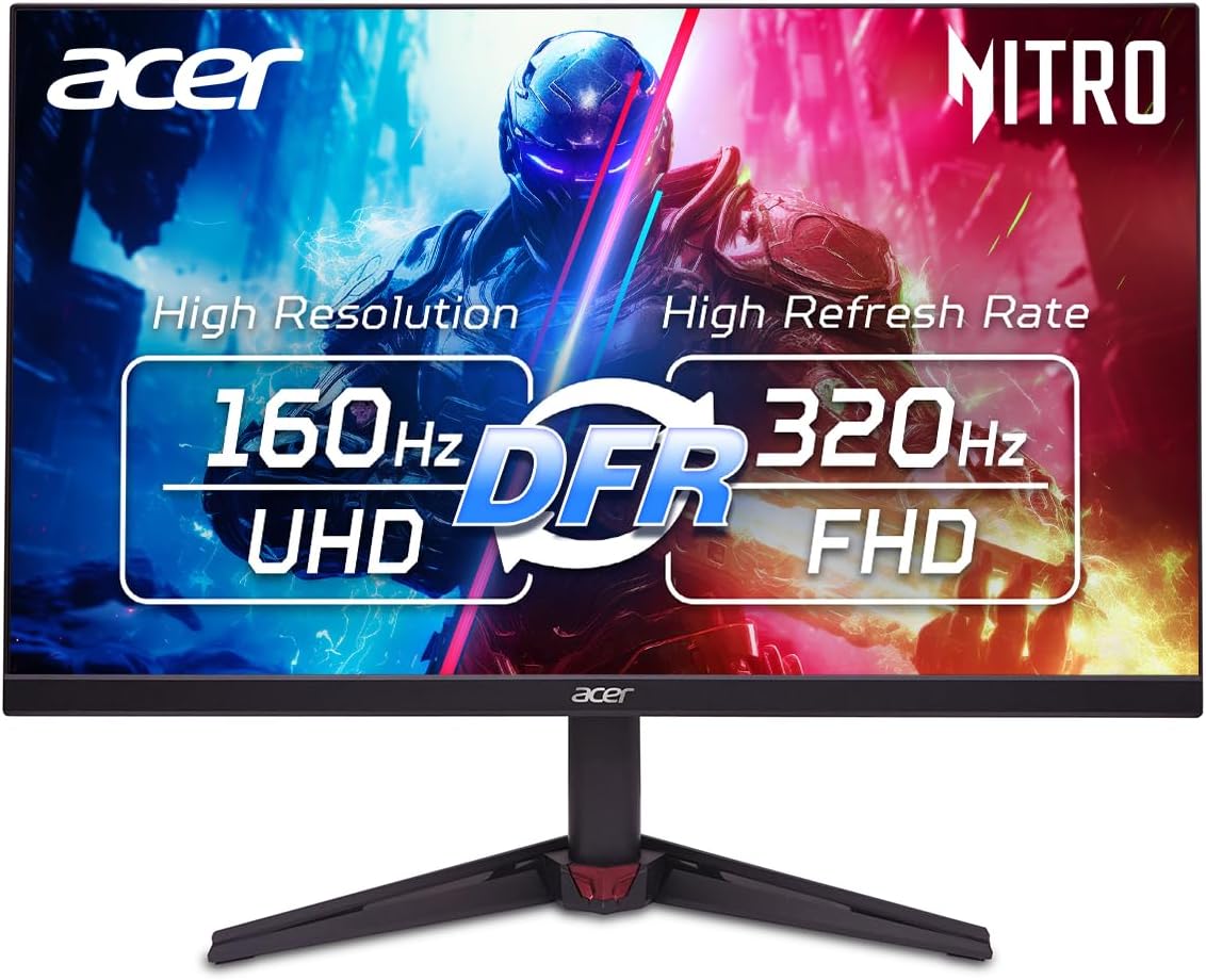 Acer Nitro 27in 4K 3840x2160 IPS 160Hz DFR 320Hz Gaming Monitor VG270K V4