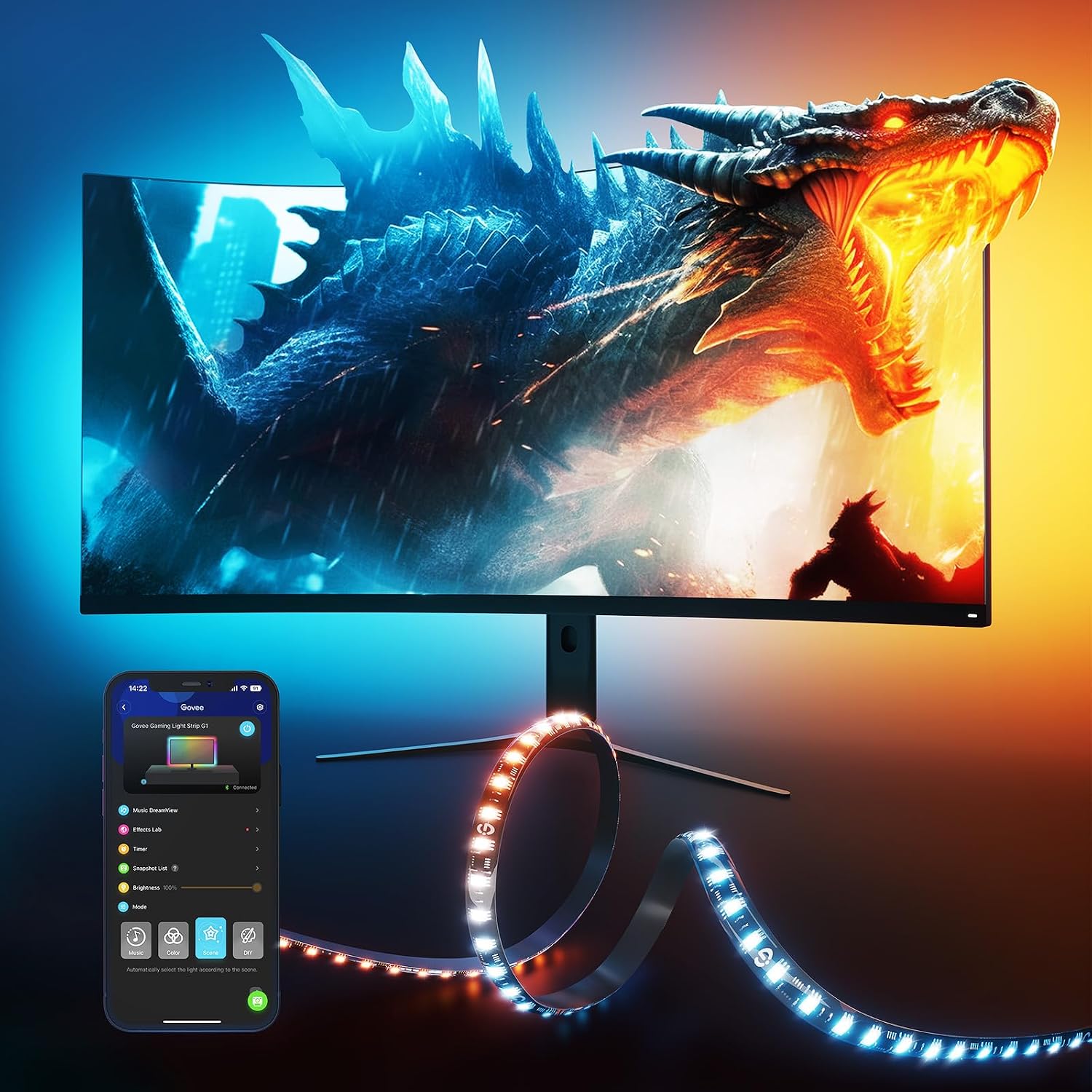 Govee Gaming Light for Monitor G1, ...