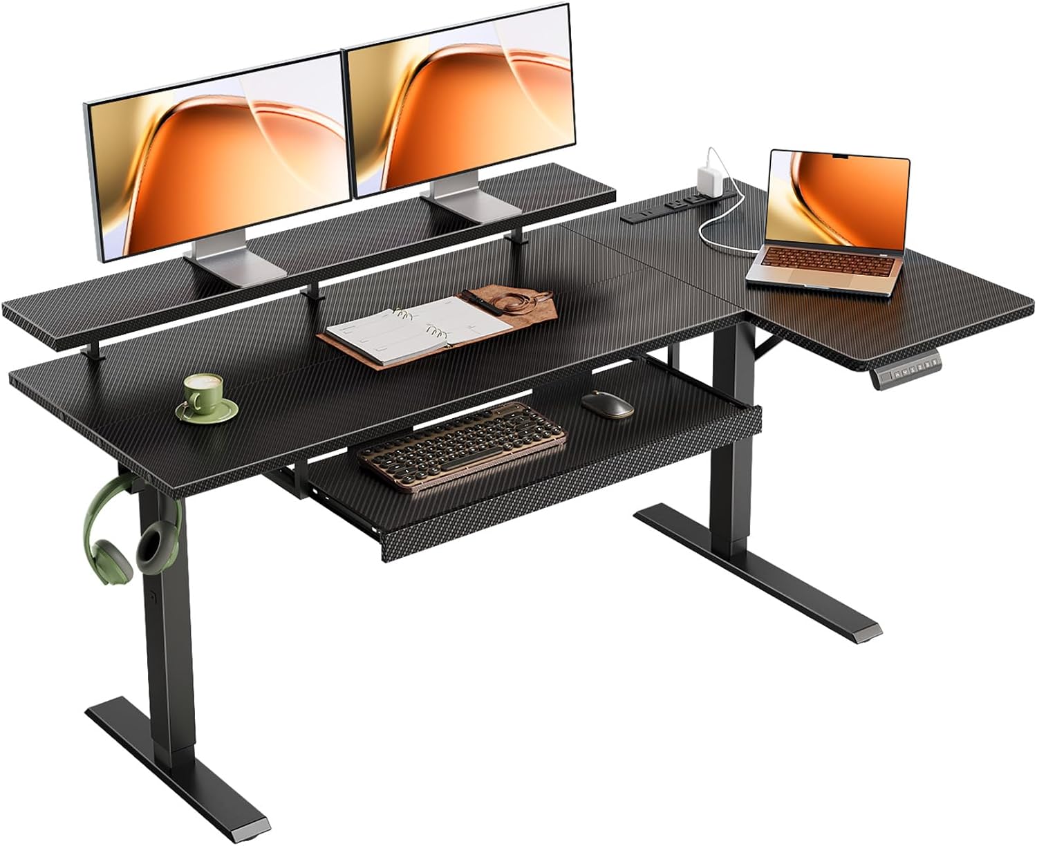 OffiGo 55″ Reversible L Shape...