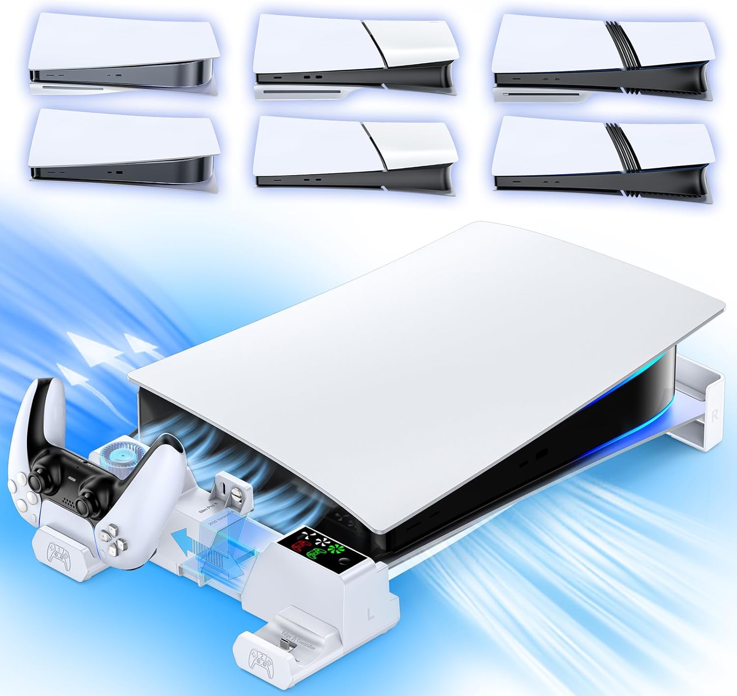 PS5/Slim/Pro Horizontal Stand with ...