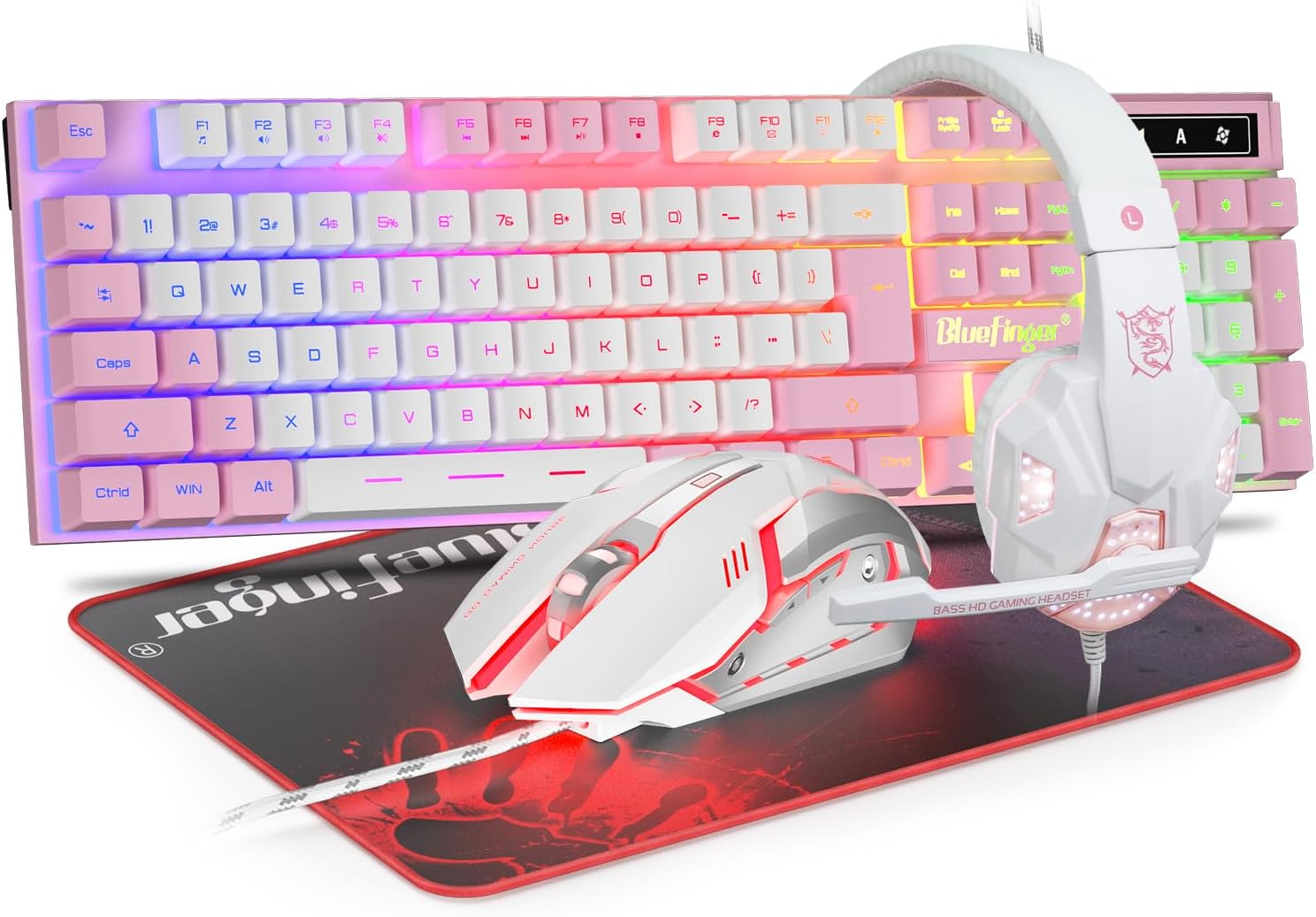 BlueFinger RGB Gaming Keyboard and ...