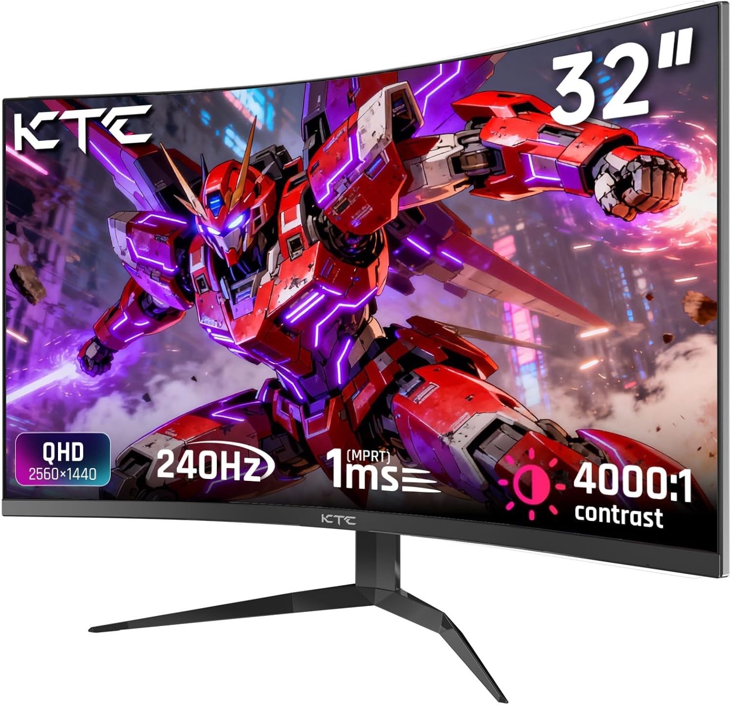 KTC 32 inch 240Hz Curved Gaming Mon...
