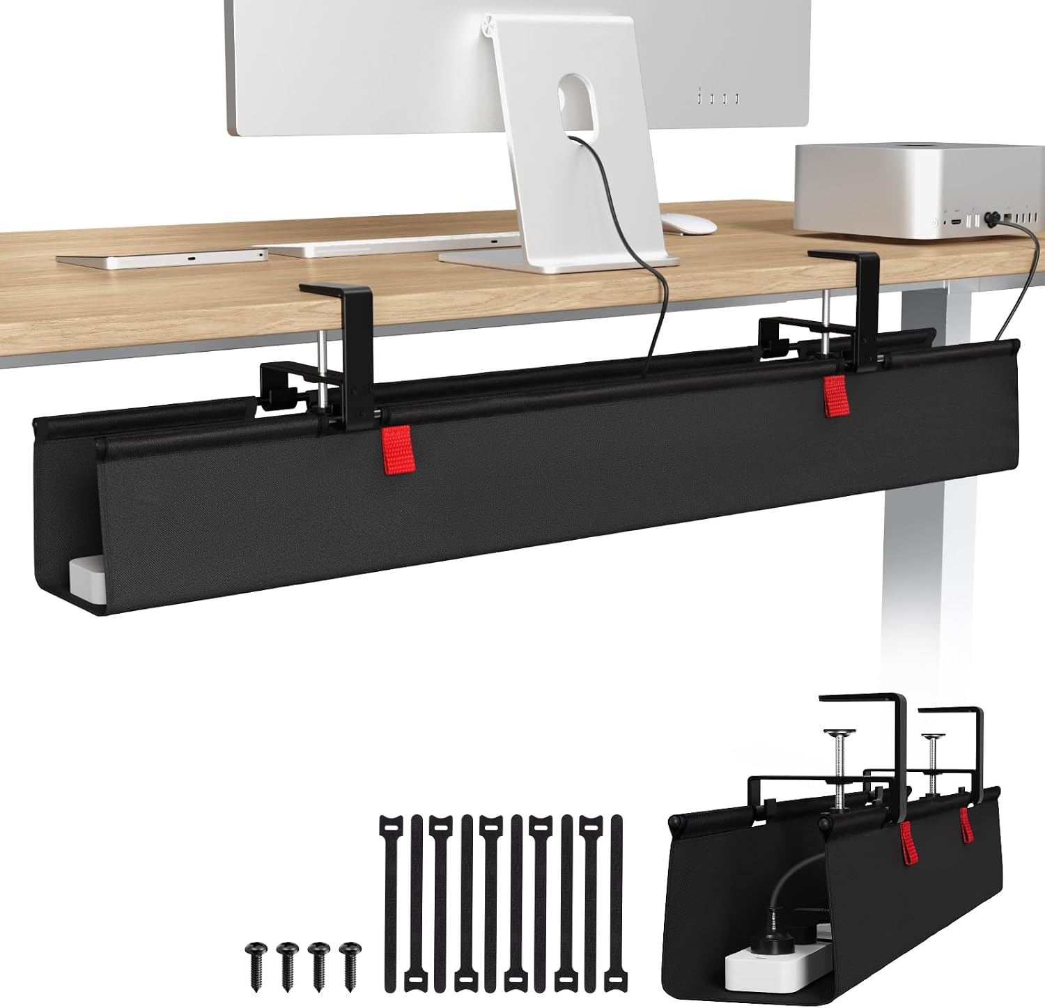 KEEGH Large No Drill Under Desk Cab...