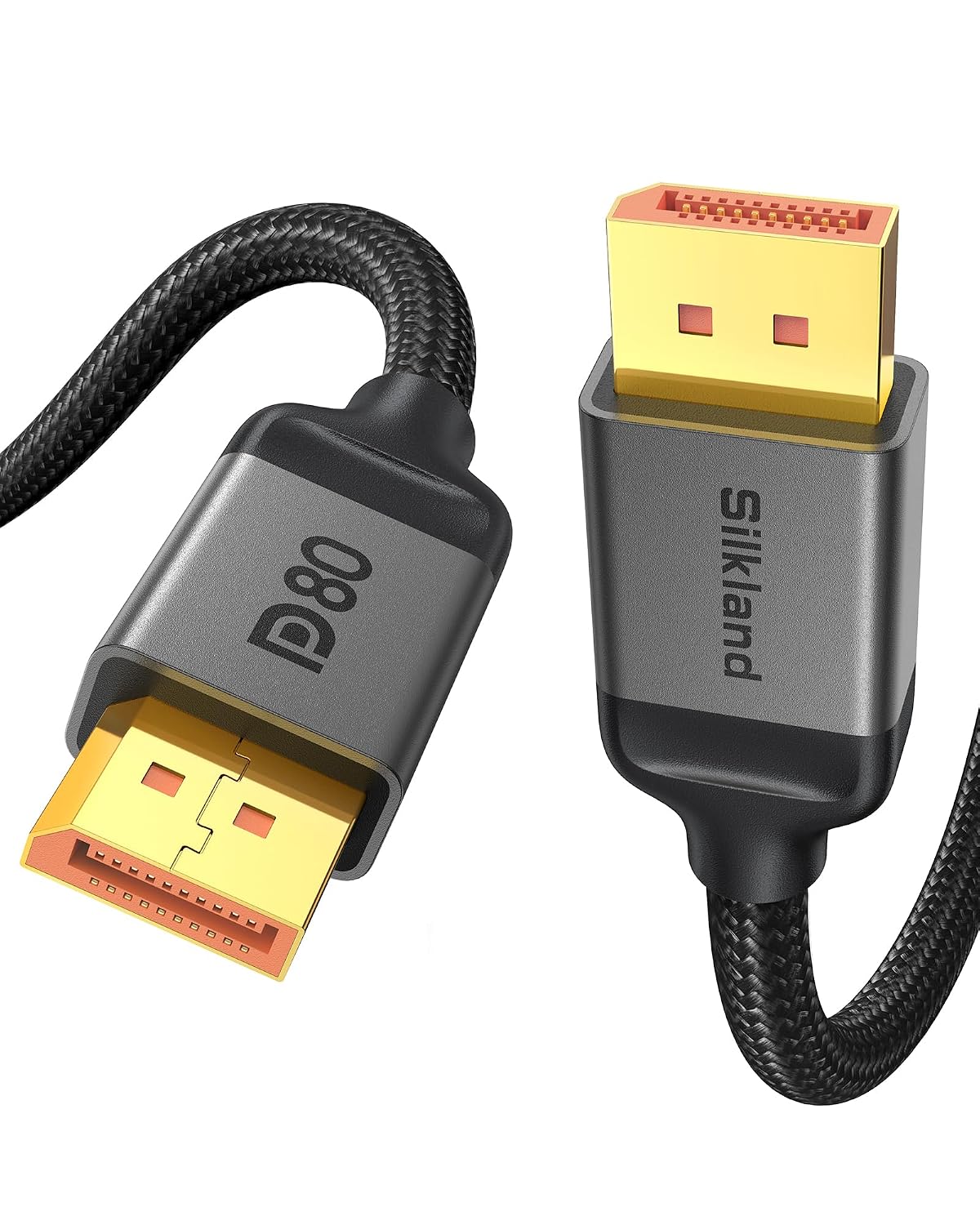 Silkland 80Gbps DisplayPort Cable 2...