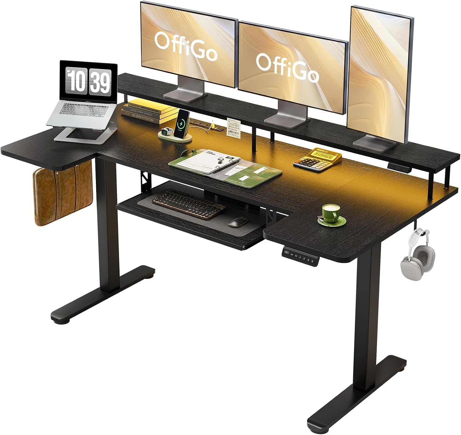OffiGo 63 Inch U Shaped Electric St...