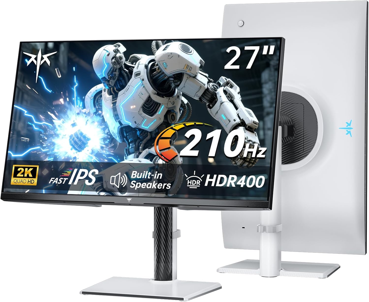 KTC 27 Inch 1440P 200Hz White Gamin...