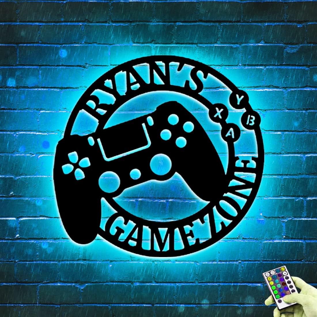 Personalized Gamer Name Neon Sign w...