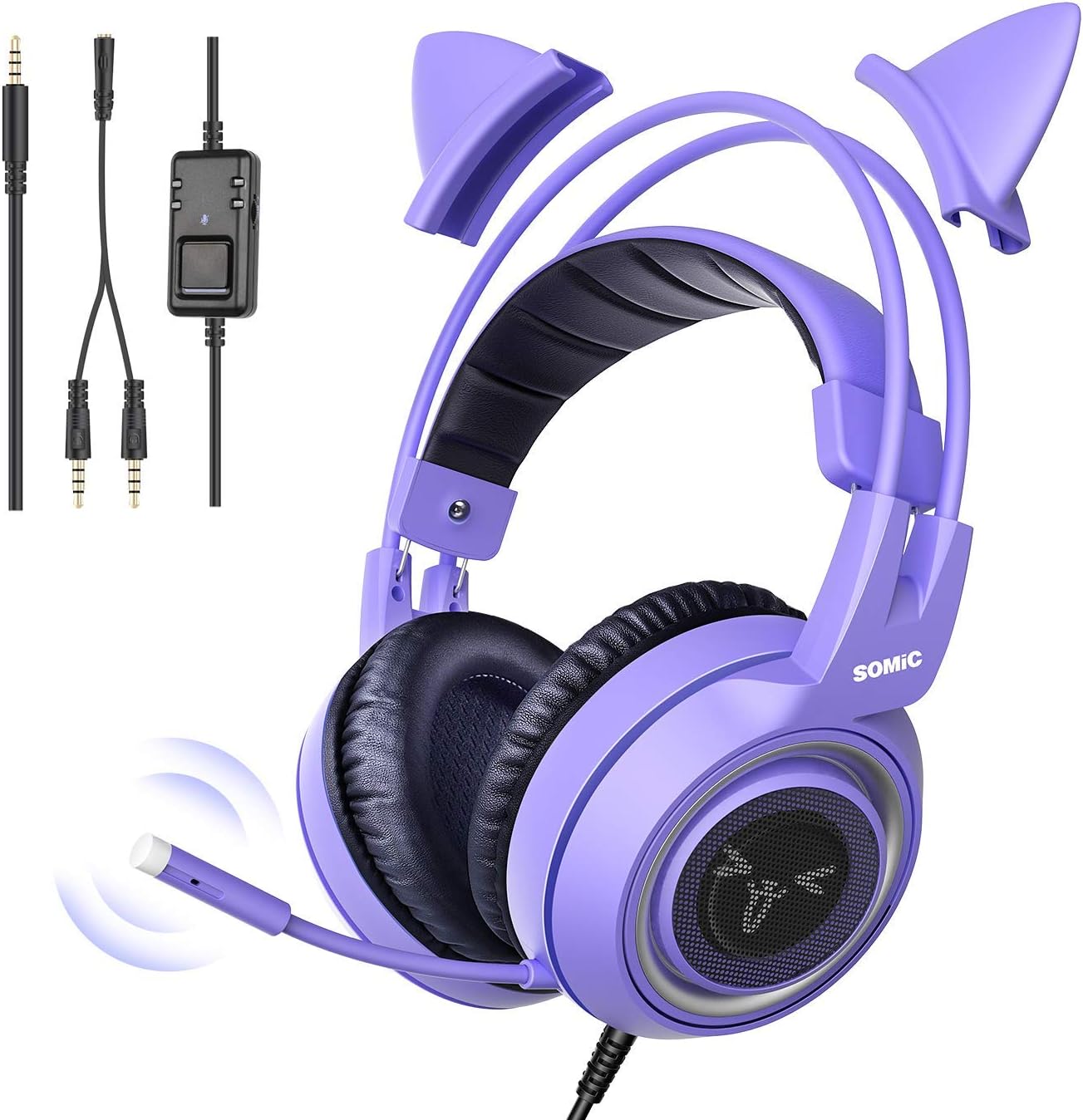 SOMIC G951S Purple Stereo Gaming He...
