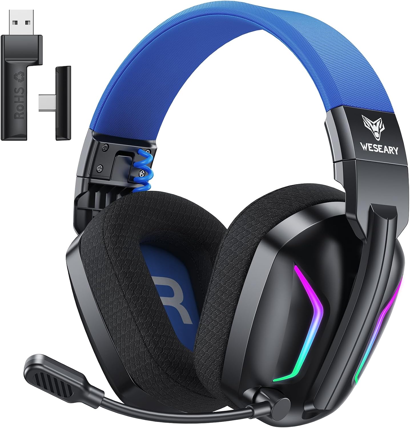 WESEARY Wireless Gaming Headset for...
