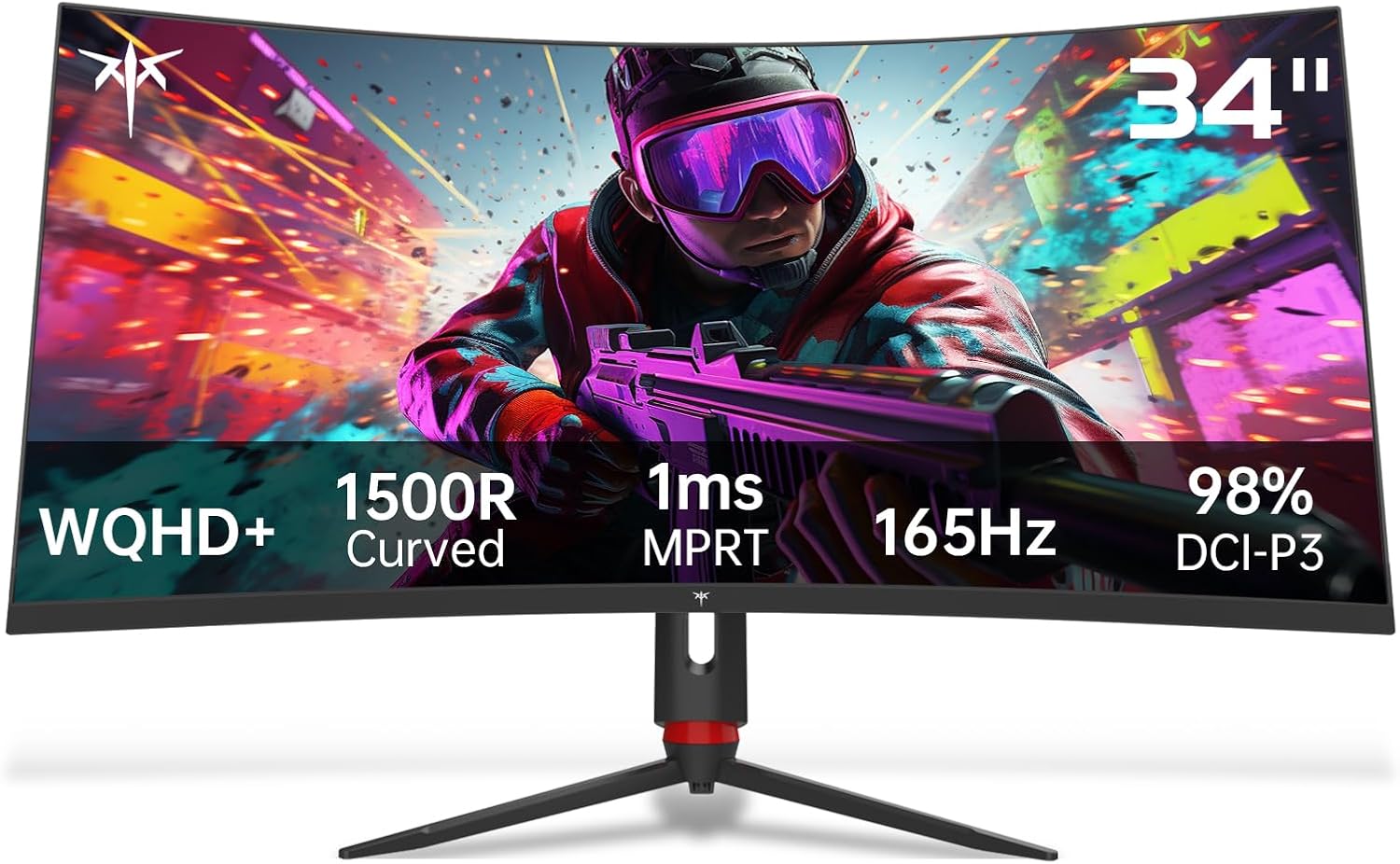 KTC 34 Inch Curved Ultrawide Gaming...