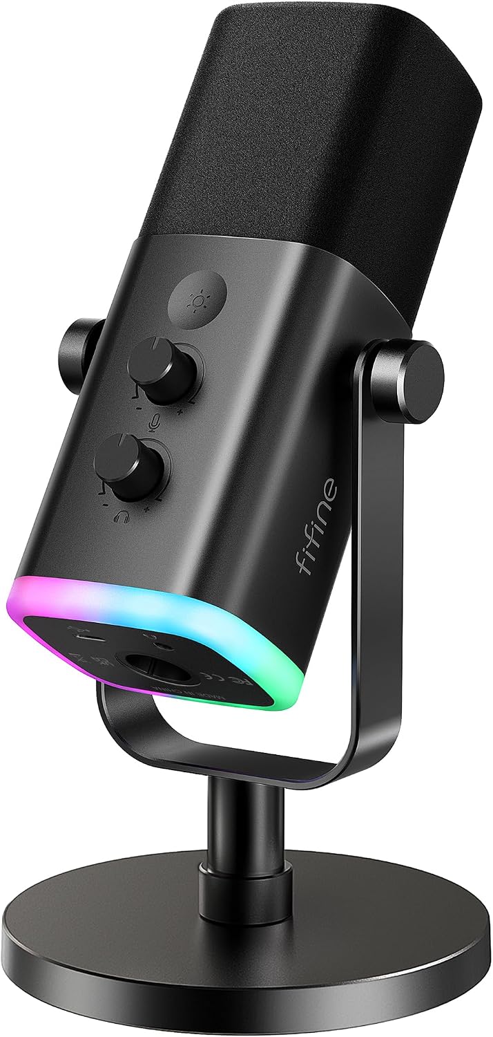 FIFINE AmpliGame AM8 USB/XLR Dynami...