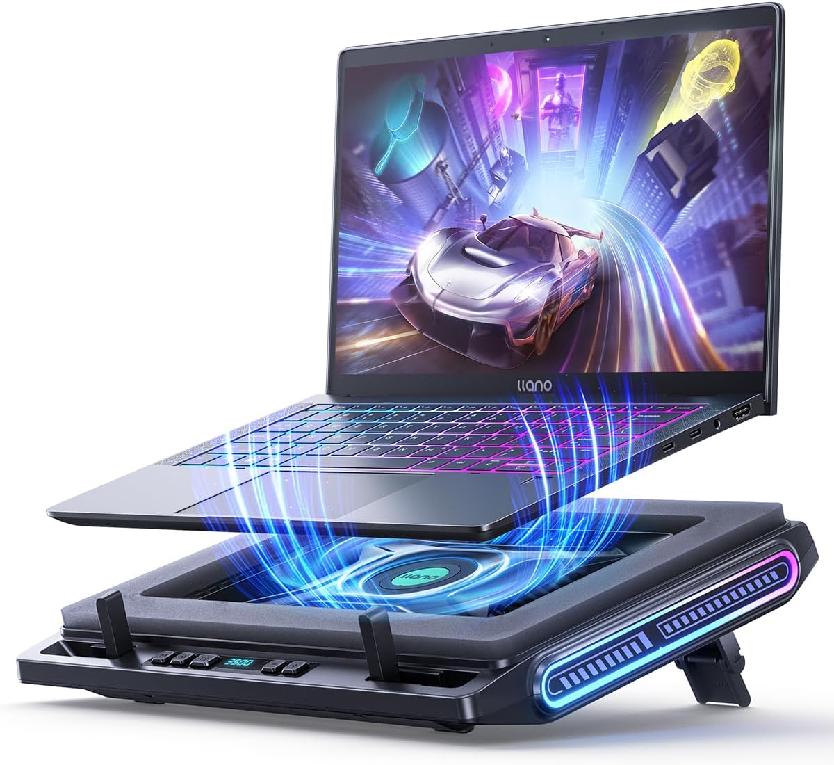 llano V10 Gaming Laptop Cooling Pad...