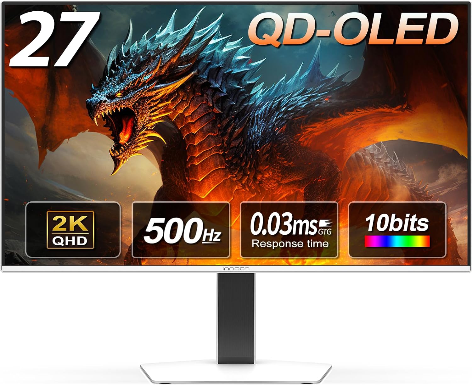 INNOCN 27″ QD-OLED 1440P 500H...