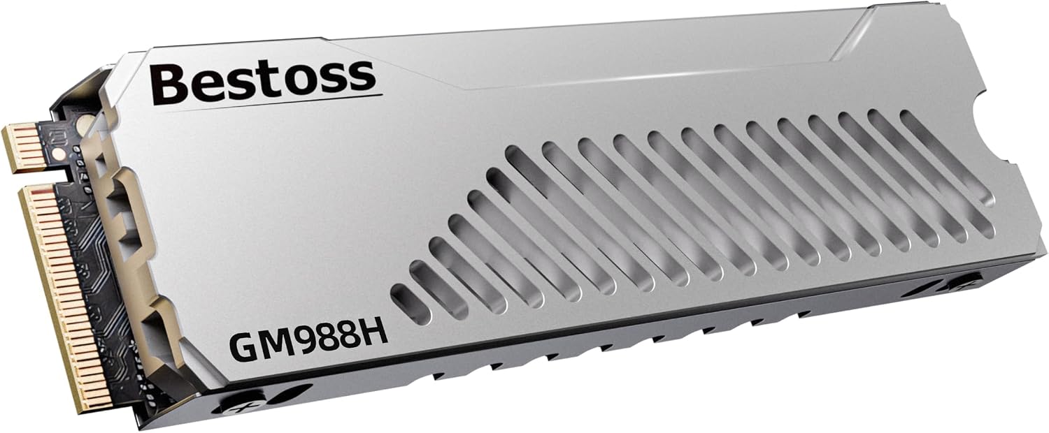 Bestoss 2TB PCIe4.0 NVMe M.2 2280 S...