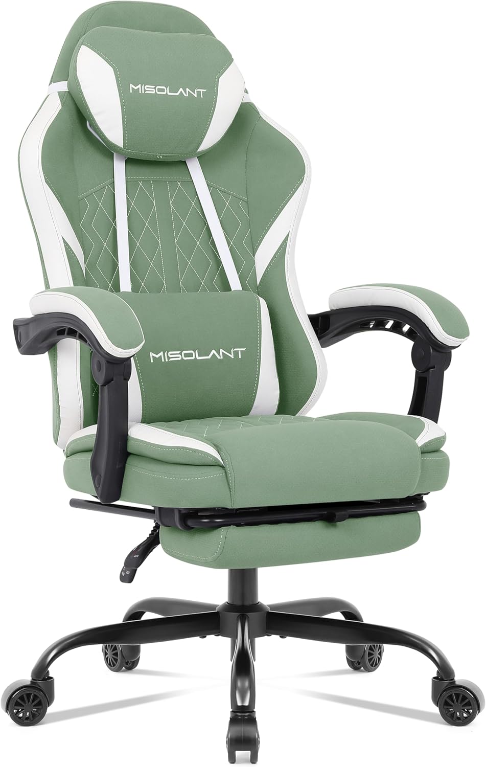 Misolant Gaming Chair, Fabric Gamer...