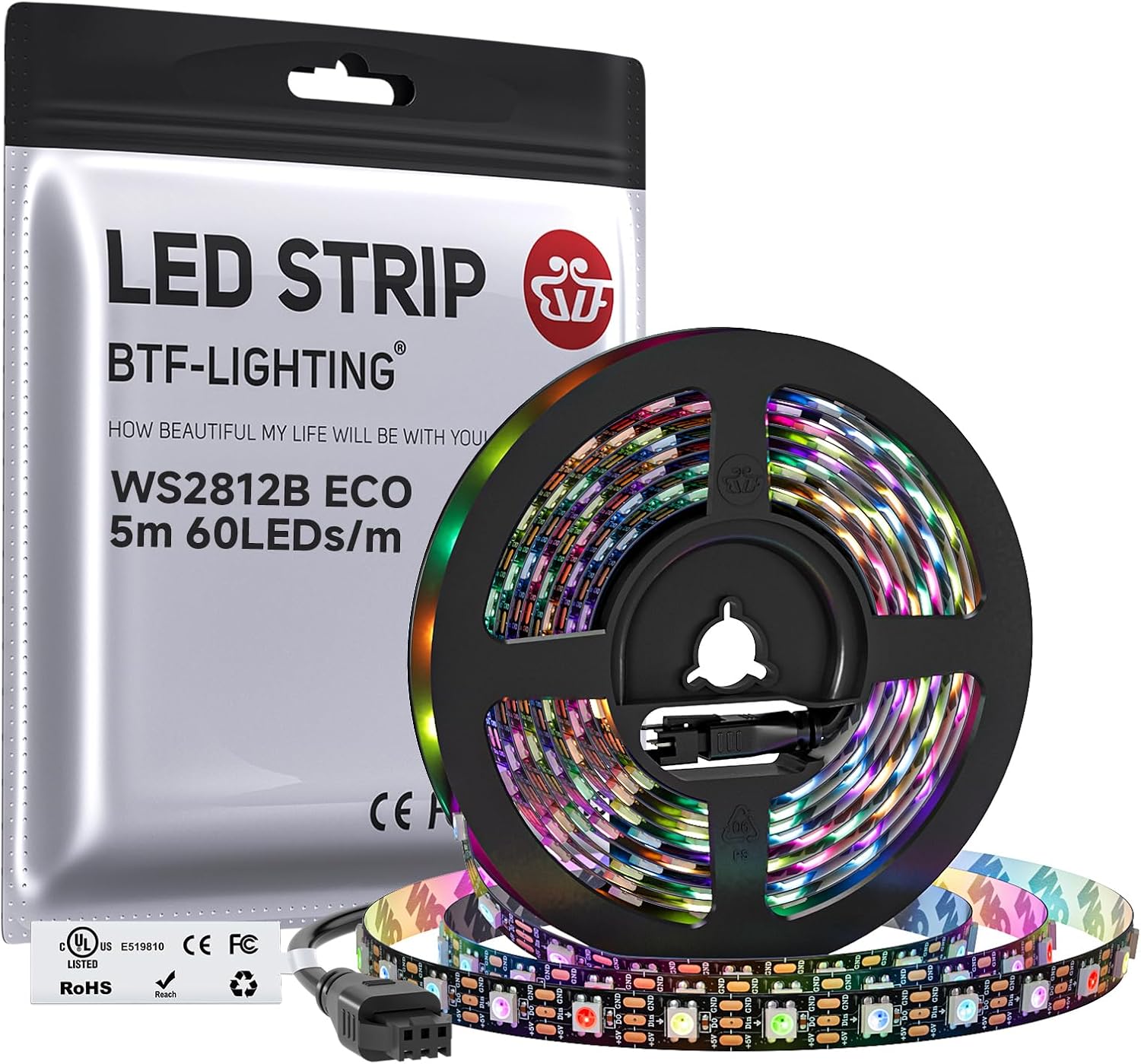 BTF-LIGHTING WS2812B IC RGB LED Str...