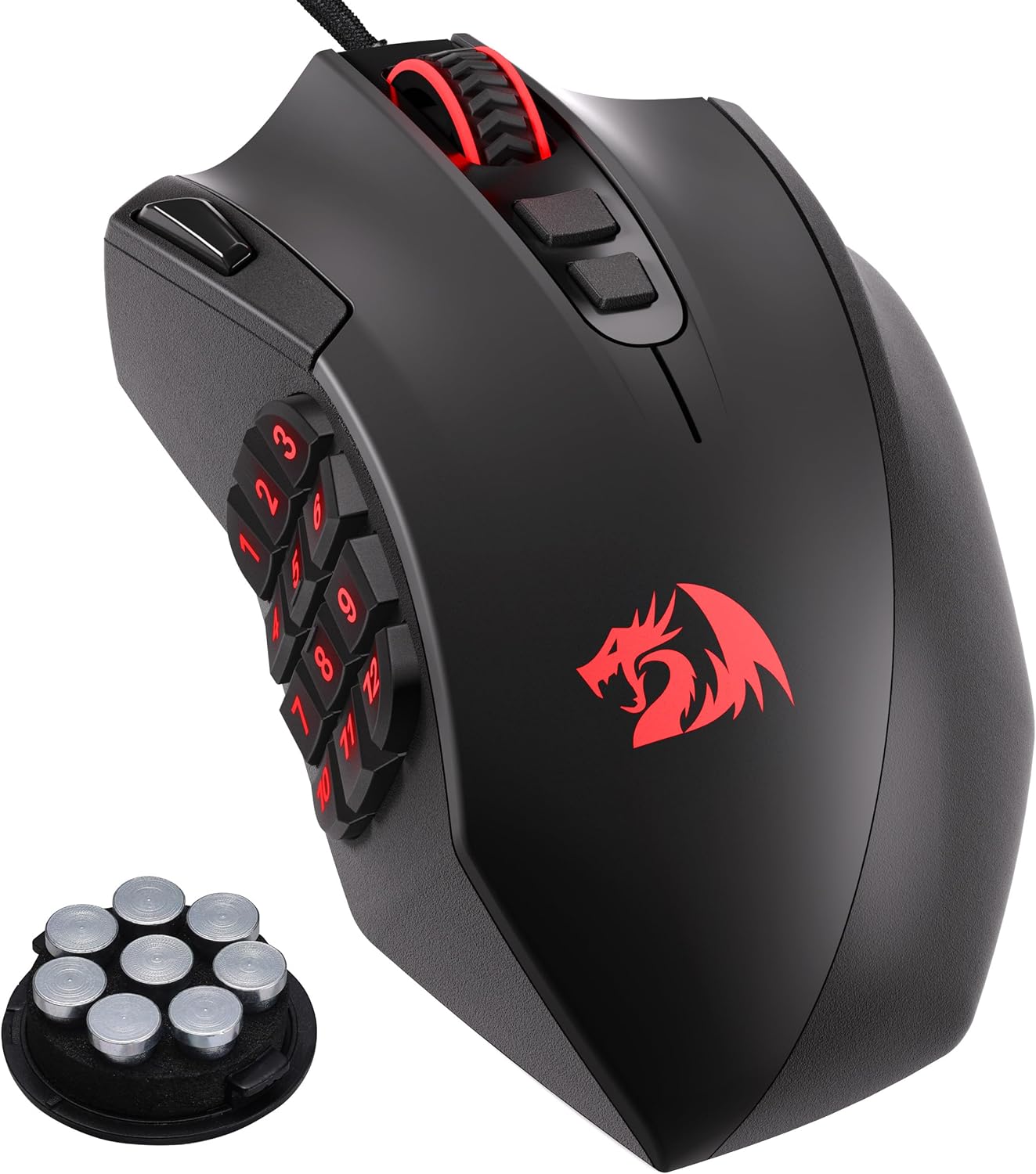 Redragon M921 Wired RGB MMO Gaming ...