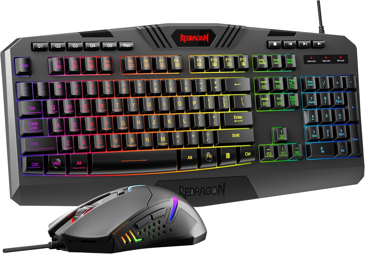 Redragon S101-3 PRO Gaming Keyboard...