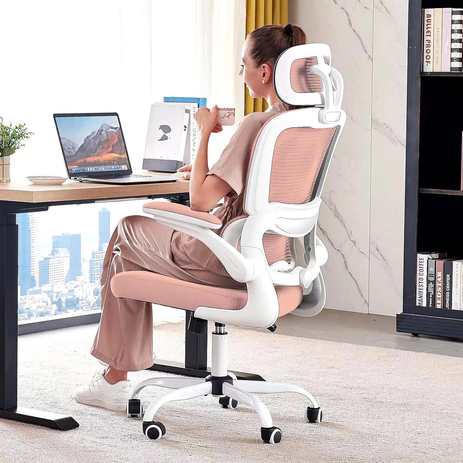 TRALT Office Chair Ergonomic Desk C...