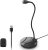 Plug & Play USB Computer Microphone, Flexible Gooseneck & Mute Button LED – Desktop Microphone for Gaming, YouTube, Streaming, Compatible with Windows/Mac (1.8m /6ft)
