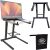 AXA AXCESSABLES DJ Laptop Stand with Travel Bag | Portable Foldable Aluminum Laptop Stand for Laptops up to 15 inches and 20lbs | No Assembly Required, Includes Carrying Bag