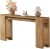 LITTLE TREE 70.9-Inch Long Console Table, Narrow Sofa Table Behind the Couch, Farmhouse Console Table for Living Room, Entryway, Hallway
